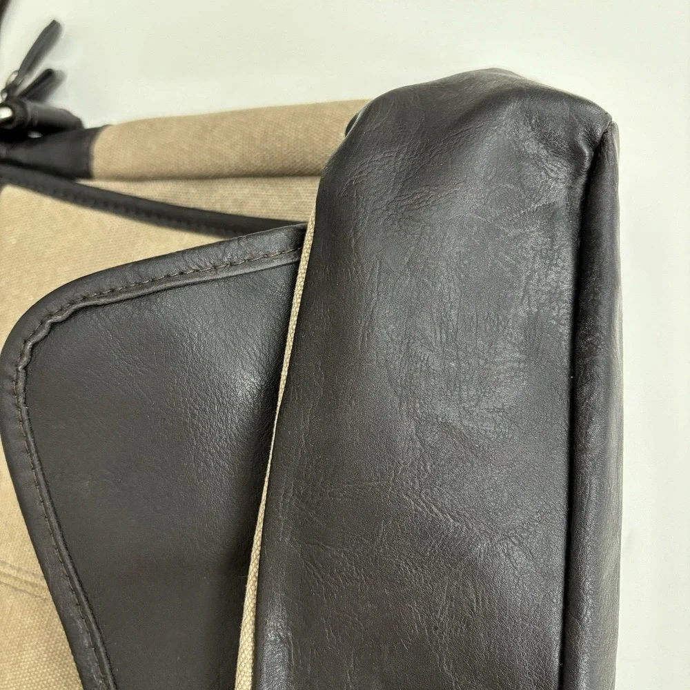 Matties Messenger Bag Canvas Brown Leather Bella‎ Swan Crossbody Elena Gilbert